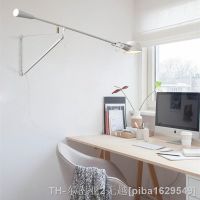 hyfvbujh❂♠♀ Lighting Arm Lamp Room Decoration Bedside Rotatable Pole Industrial Wall