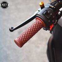 Universal Racer Motorcycle 7/8 Hand Grip Retro Handlebar Accessories Grips for Honda Suzuki Kawasaki Triumph Royal Bobber