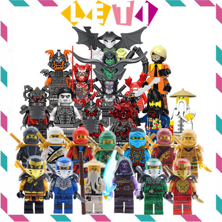 Ninjago：Masters of Spinjitzu Building Blocks Toy Mr E Jay Zane Kai ...