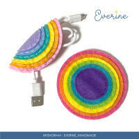 ⭐️ EVERINE ⭐️ - RAINBOW ? ที่เก็บสายชาร์จ/หูฟัง CORD ORGANIZER