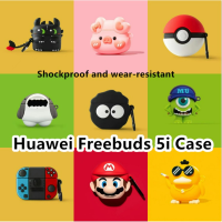 READY STOCK! For Huawei Freebuds 5i Case Cartoon Spaceman &amp; Solid Color for Huawei Freebuds 5i Casing Soft Earphone Case Cover