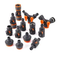 1 pc1/2 3/4 1 Garden Hose On/Off Valve Quick Connector Male and Female Tap Adapter Y-Joint Kit For Garden Hose Sprinkler