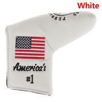 guliang630976 ฝาครอบไม้กอล์ฟ1x ฝาครอบพัตเตอร์สำหรับ Pebble Beach putter US FLAG