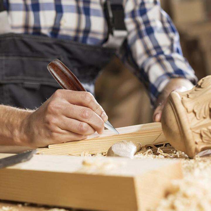 Wood Carving Chisels Tool Set Ergonomic Portable Sharp Wood Engraving