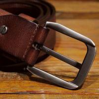 --npd230726✙ Retro head layer cowhide man leather belt hand-made old pin buckle belts outdoor leisure durable belt tide