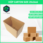 50 PCs 20x16x6 cm online packing cod carton box-made by cheapbox