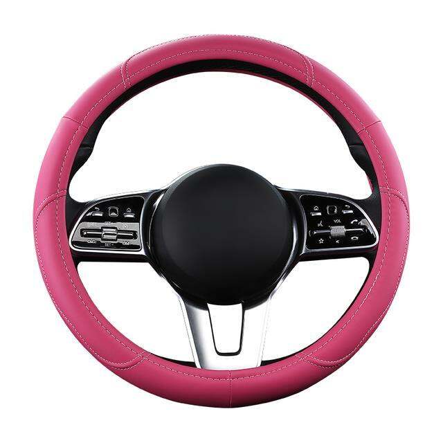 yf-motocovers-car-anti-slip-leather-steering-wheel-cover-universal-car-wheel-protective-fashion-style-38cm-pink