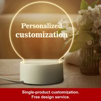 ETXPersonalized Custom Gifts 3D Night Light DIY Text Photo Night Lamp Wedding Anniversary Birthday Mothers Day Valentines Gift