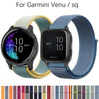 ☃ Nylon Loop Straps For Garmin For Venu/ SQ Smart Watch Band Women Bracelet Vivoactive 3 vivomove HR Wrist Straps Correa Belt