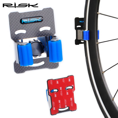 RISK ขาตั้งที่จอดรถจักรยาน Punch ฟรีที่แขวนจักรยาน MTB Road Bike Wall Holder Storage แบบพกพา Wall Rack Mount Stand สำหรับ Garage