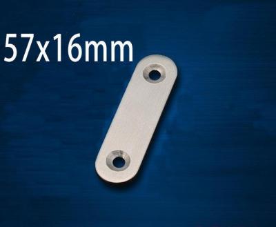 ▼๑ 20 Pieces 57x16mm Stainless Steel Angle Plate Corner Bracket Thinckness 2mm