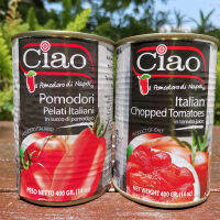 400G Joel มะเขือเทศปอกเปลือก/มะเขือเทศเม็ด Ciao Pomodori Pelati Ltaliani