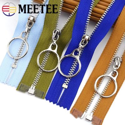 ❦ 3Pcs 3 Metal Zippers for Bag 15/18/20/25/30cm Close-End 40-70cm Garment Decor Zipper Zip Reapir Kit DIY Sewing Accessories