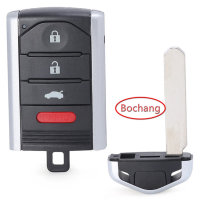 FCC ID Bochang: รีโมทอัจฉริยะสำหรับ M3N5WY8145สำหรับ Acura TL 2009 2010 2011 2012 2013 2014 313.8MHz IC: 267F-5WY8145รถที่ห้อยกุญแจ4ปุ่ม