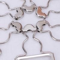 【CW】☜  6 Sets Suspender Adjuster Fastener Clip Garment Metal H55E