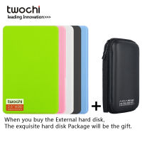 TWOCHI A1 2.5 USB3.0ฮาร์ดไดรฟ์ภายนอก160GB250GB320GB500GB750GB1TB ดิสก์จัดเก็บข้อมูล HDD แบบพกพา Plug And Play สำหรับ Pcmac