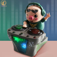 Pig Dj ของเล่น Light Dynamic เพลงไฟฟ้า Rock เต้นรำ Dj Pig ดนตรีของเล่นสำหรับของขวัญวันเกิดเด็ก