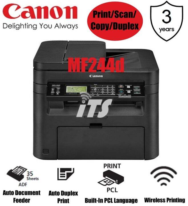 Canon imageCLASS MF244dw (Print/Copy/Scan) with Duplex, Auto Document