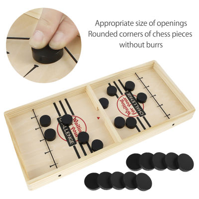 2-in-1 Catapult Board Game Foosball Winner Games Bouncing Chess Table Hockey Game Catapult Chess Parent-child Interactive Toy