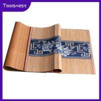 Toolsnest 11.8 แผ่นรองแก้วชา Retro Slat Placemat ของตกแต่งโต๊ะ
