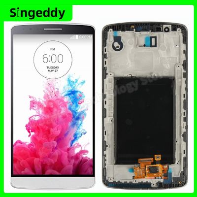 หน้าจอแสดงผล LCD พร้อมกรอบ สําหรับ LG G3 D850 D851 D855 5.5 นิ้ว 2560*1440