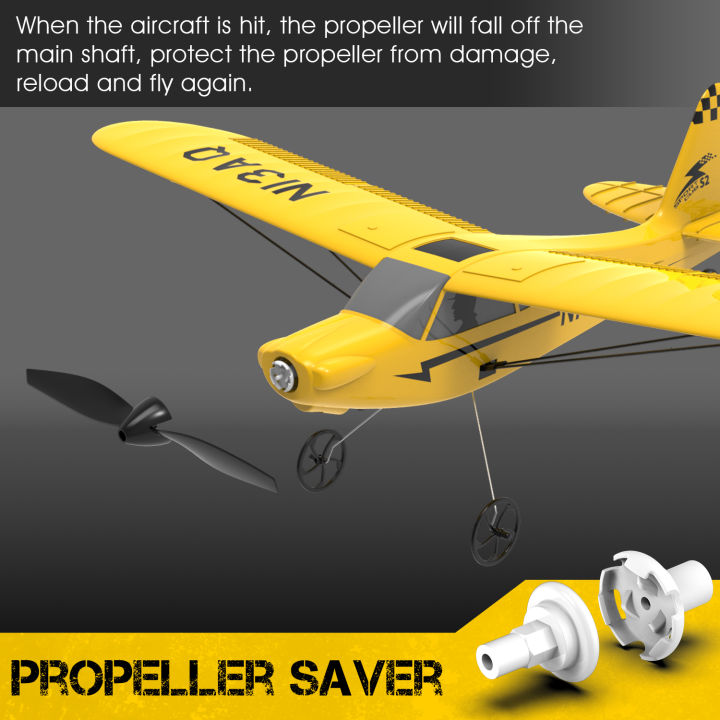 volantex-เครื่องบินบังคับวิทยุ-sportcub-400-2-4ghz-3ch-400mm-เครื่องบินปีกคงที่-เครื่องบินบังคับ-มการบินง่ายต่อการบินสำหรับผู้เริ่มต้น-761-14-rtf