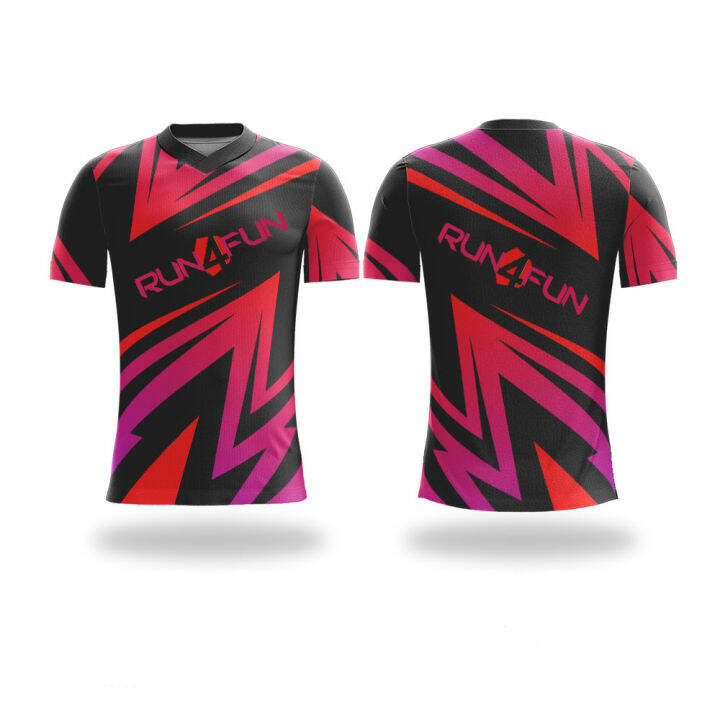 Kaos Baju Jersey Lari Running Runner Run Go For Fun Gym Fitnes Dry Fit