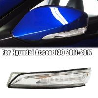 ไฟสัญญาณเลี้ยว LED กระจกมองข้างมองหลังรถปีกข้างไฟถอยหลังสำหรับ Hyundai Accent I30 2011-2017 87614-1R000