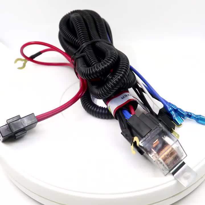 Auto Snail Horn Harness Free Damage Modification 12V 24V 