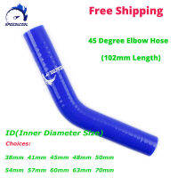 45 Degree Elbow General Silicone Coolant Intercooler Tube Hose ID 38mm 41mm 45mm 48mm 50mm 54mm 57mm 60mm 63m 70mm