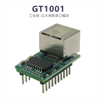 อีเธอร์เน็ต Gt1001 TTL พอร์ตอนุกรมอีเธอร์เน็ต RJ45โมดูล MODBUS เกตเวย์ Tcprtu การแปลงร่วมกัน