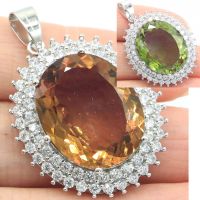 【CW】 40x28mm Big 10.8g Color Changing Zultanite CZ Wear Pendant