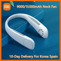 【jw】✖  XIAOMI Neck Type-C 9000/15000mAh Rechargeable Three-speed Wind Hanging Sport Outdoor