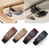 1PC Wood Car Glasses Holder For Reading Glasses Sunglasses Eyeglass placement Auto Fastener Clip Tool 65x 25 x 35mm Eyewear case