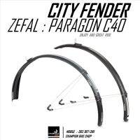 บังโคลนจักรยาน ZEFAL : PARAGON C40 FENDER CITY &amp; HYBRID BIKE 26", 27.5", 650B &amp; 700c หน้ากว้าง 40mm