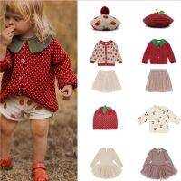 【CC】 Kids Sweaters Baby Super Brand 2022 Strawberry Design and Warm