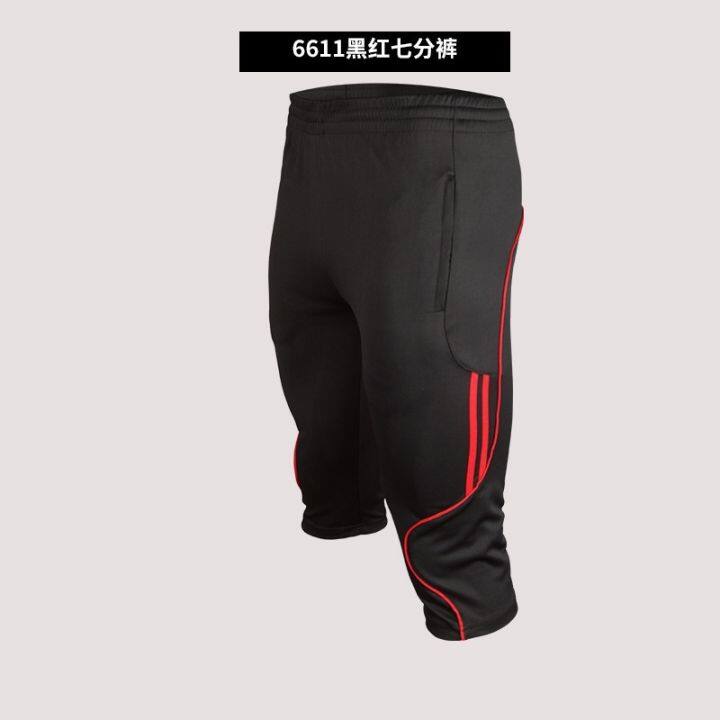 men-3-4-football-shorts-soccer-jogging-running-training-pants-6611