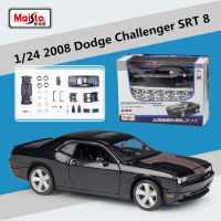 Maisto 1:24ประกอบรุ่น2008 Dodge Challenger SRT 8ล้อแม็กรถยนต์รุ่น D Iecast โลหะของเล่นจำลองคอลเลกชันของขวัญเด็ก