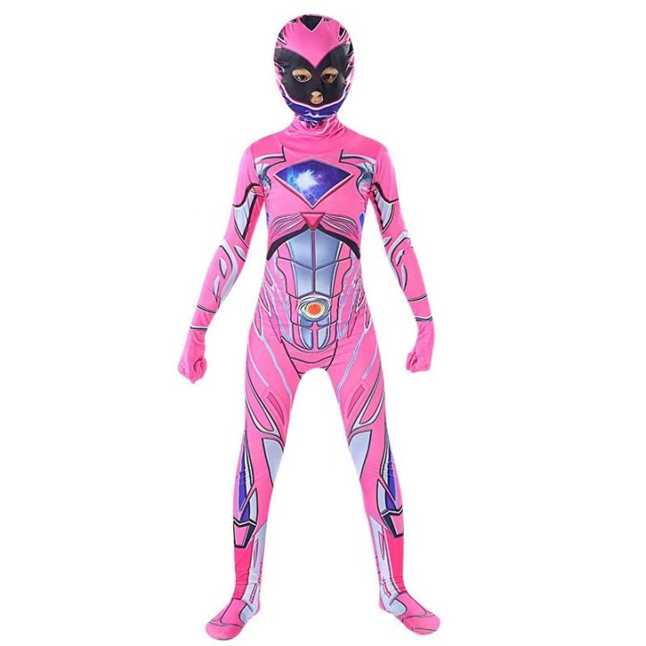HomeSik Pink Power Rangers Costume for Kids, Spider Man Halloween Superhero  Spandex Bodysuit, Ready in Stock | Lazada