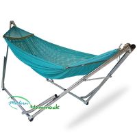 Modern Hammock เปลนอนเด็กแบบเปลญวนหรือเปลพับได้ขนาดใหญ่สีฟ้าน้ำทะเล