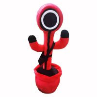 Squid Game Toy Doll Masked Little Red Man Squid Game Dancing Doll Electric Doll Plush Singing Dance Toys