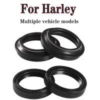 For Harley XL1200R Sportster Roadster XL1200T SUPERLOW 2017 Front Fork Oil Seal amp; Dust Cover front shock absorber dust seal