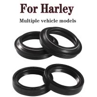 For Harley XL1200C Sportster Custom XL1200L Cast Wheel Front Fork Oil Seal amp; Dust Cover front shock absorber dust seal