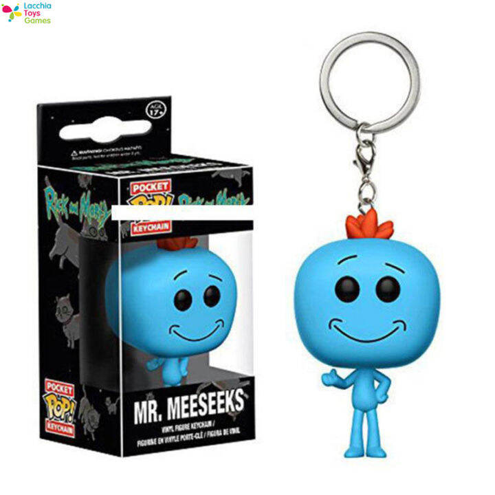 lt-ready-stock-funko-pop-rick-morty-พวงกุญแจ-snowball-pickle-rick-จี้น่ารักอะนิเมะการ์ตูน-key-ring1-cod