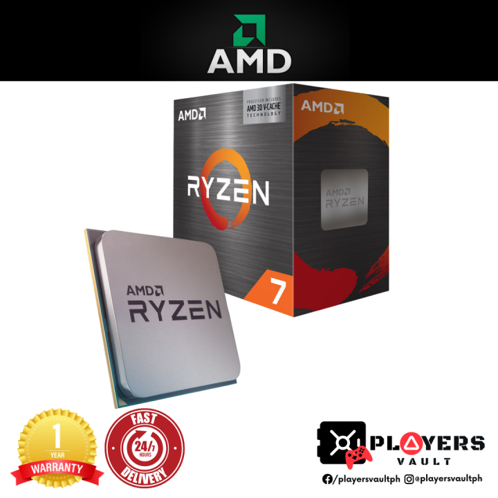 AMD Ryzen™ 7 5800X3D 8-core, 16-Thread Desktop Processor With AMD 3D V ...