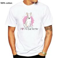 2021 เสื้อยืดแฟชั่นผู้ชายพิมพ์ลาย Bull Terrier ใส่สบาย 1H8Z