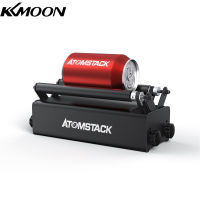 KKmoon ATOMSTACK ลูกกลิ้ง R3สำหรับวัตถุทรงกระบอกที่มี360 ° หมุนแกะสลักแกน8มุมปรับแกะสลักเส้นผ่าศูนย์กลางขนาดเล็กเป็น4มิลลิเมตรเข้ากันได้กับ95% ของ La-Ser เครื่องแกะสลัก