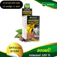 Khaolaor Krachaidum Extract Plus กระชายดำสกัด พลัส กระชายดำพลัส ขาวละออ กระชายดำแคปซูล ขนาด 10 แคปซูลต่อกล่อง