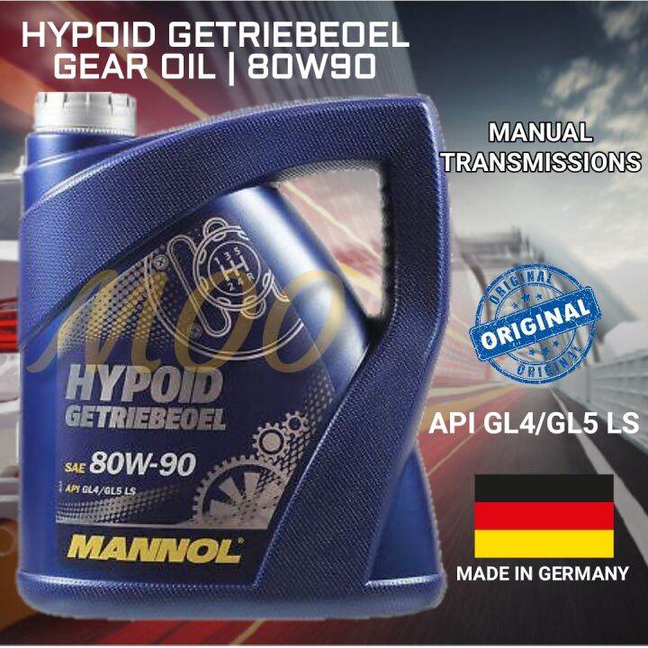 [SCT GERMANY] MANNOL MANUAL GEAR OIL 8106 HYPOID GETRIEBEOEL SAE 80W/90 ...