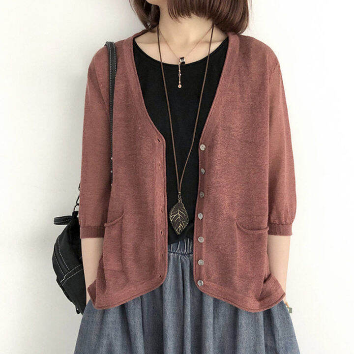 shirt with cardigan female